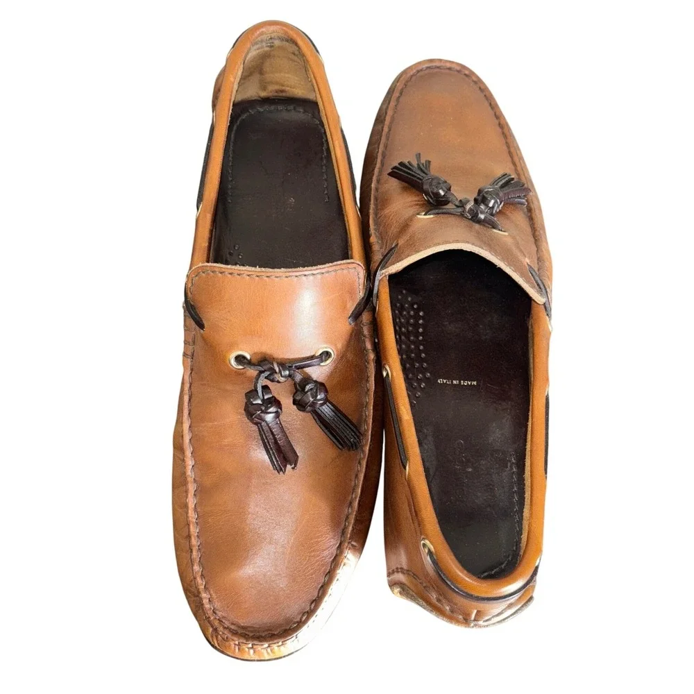 Tom Ford | Italian‎ | Brown Leather Tassled Loafers | 10 US, 9 UK, 43 EU